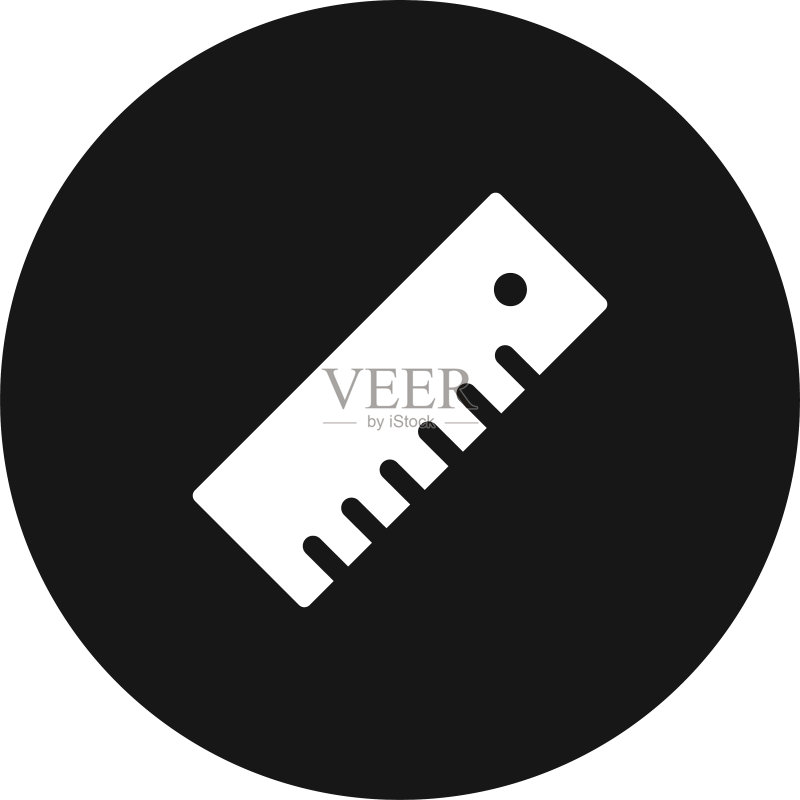 网站和移动应用的尺子简约图标图标素材