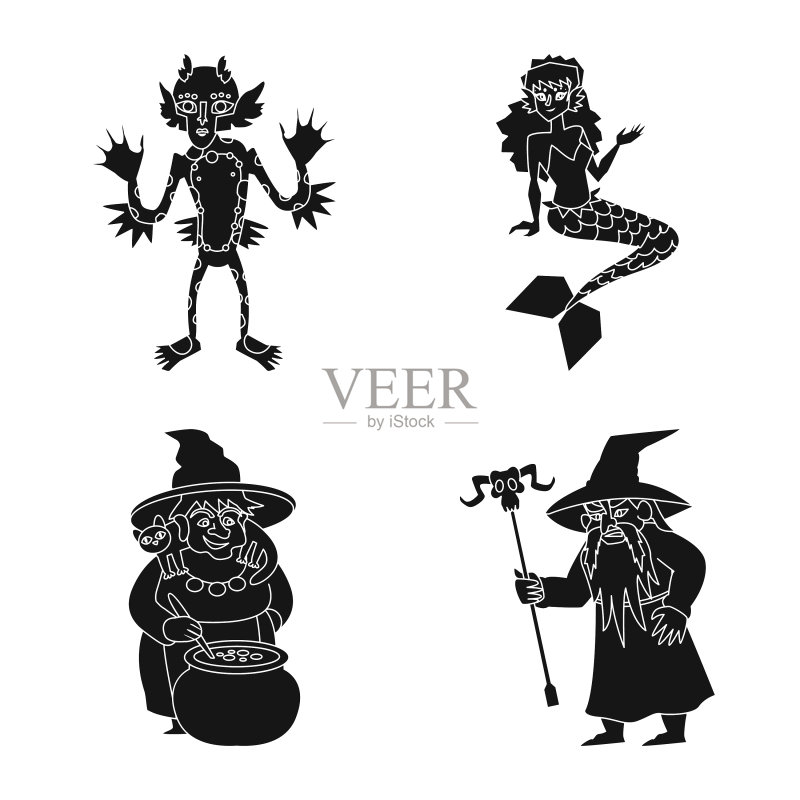 生物与恶魔标志设计合集图标素材