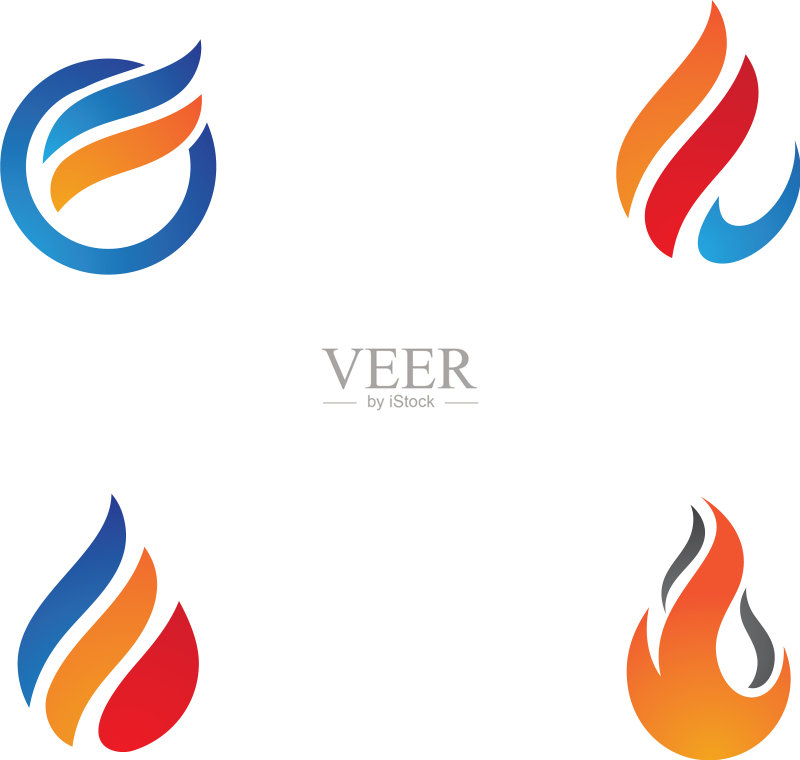 火焰logo模板图标素材