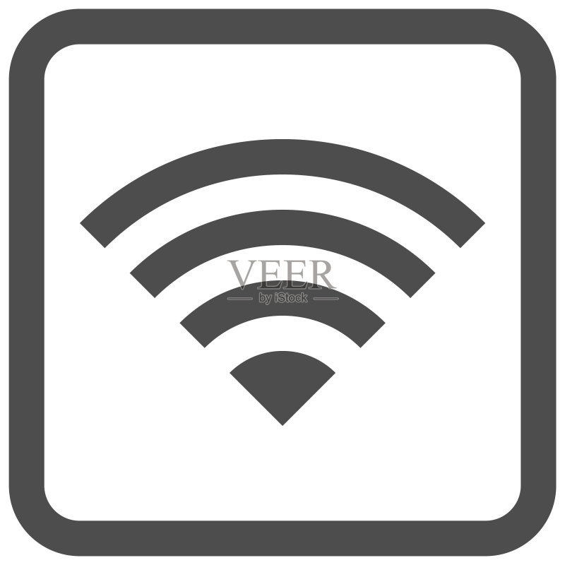Wifi信号图标、符号矢量素材图标素材