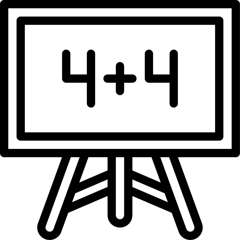 返校季黑板线条设计图标图标素材