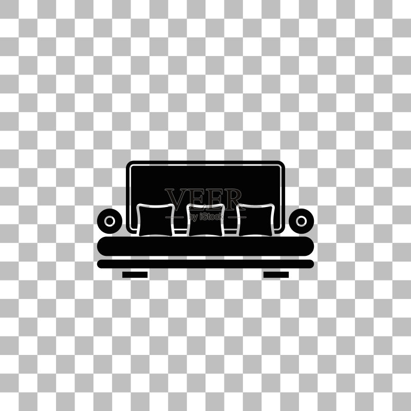 扶手椅扁平图标图标素材