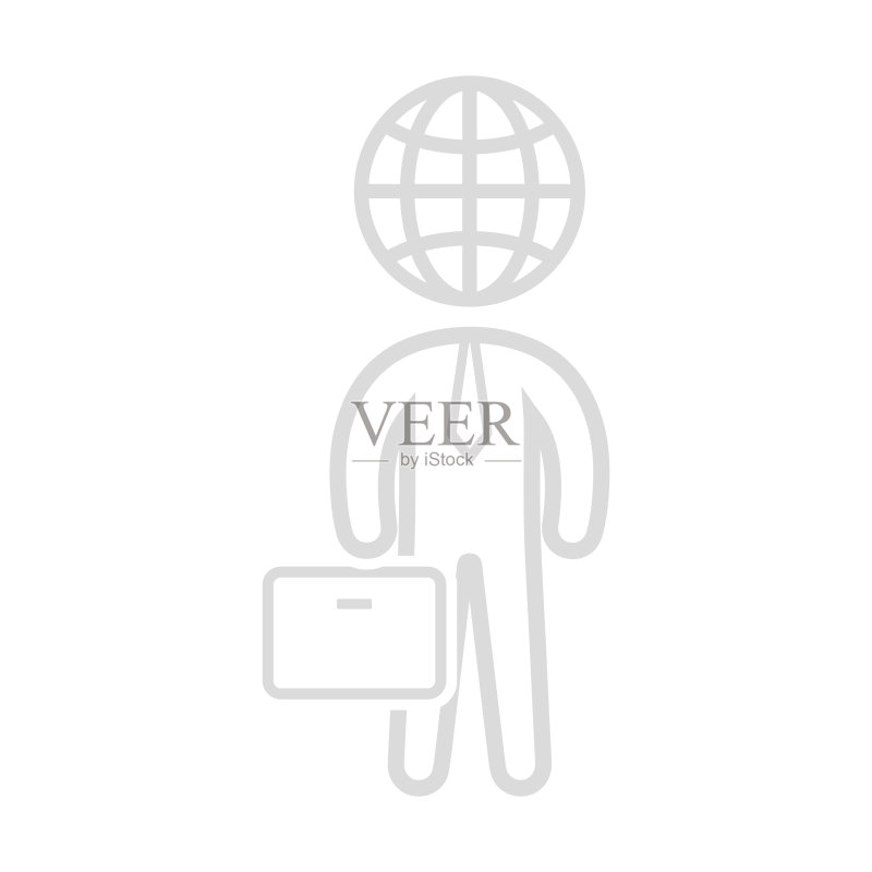 全球商业商务人士图标图标素材