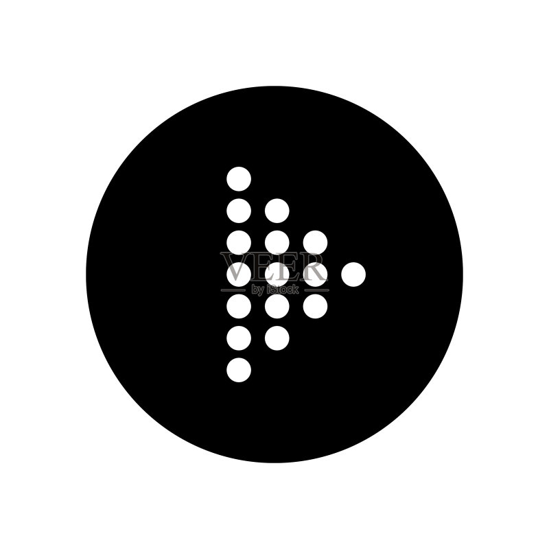 箭头大黑色图标箭头图标光标现代图标素材