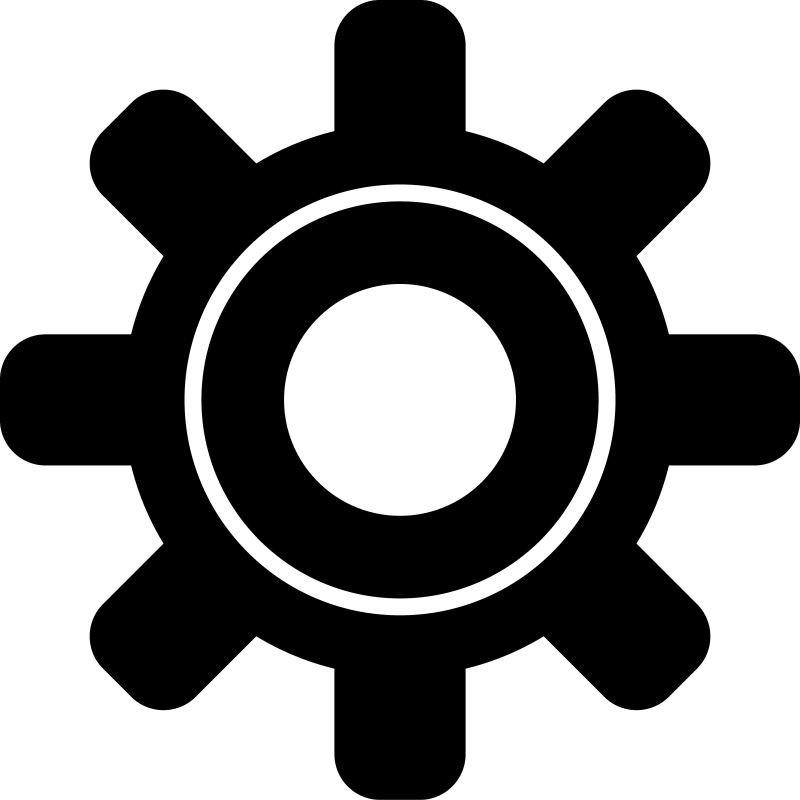 设置字形黑色图标图标素材
