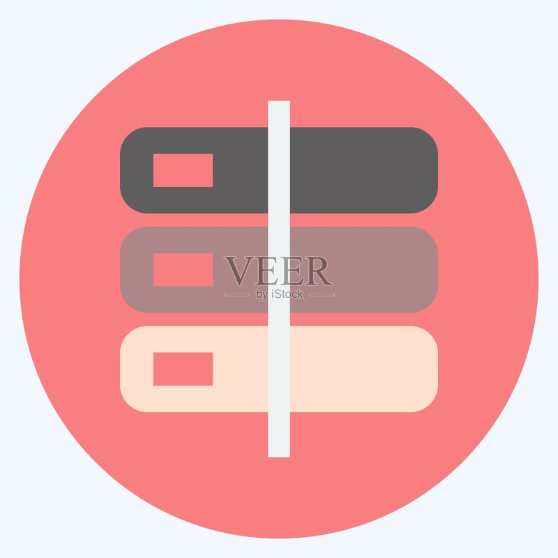 存储图标,移动应用,彩色风格,简约设计图标素材