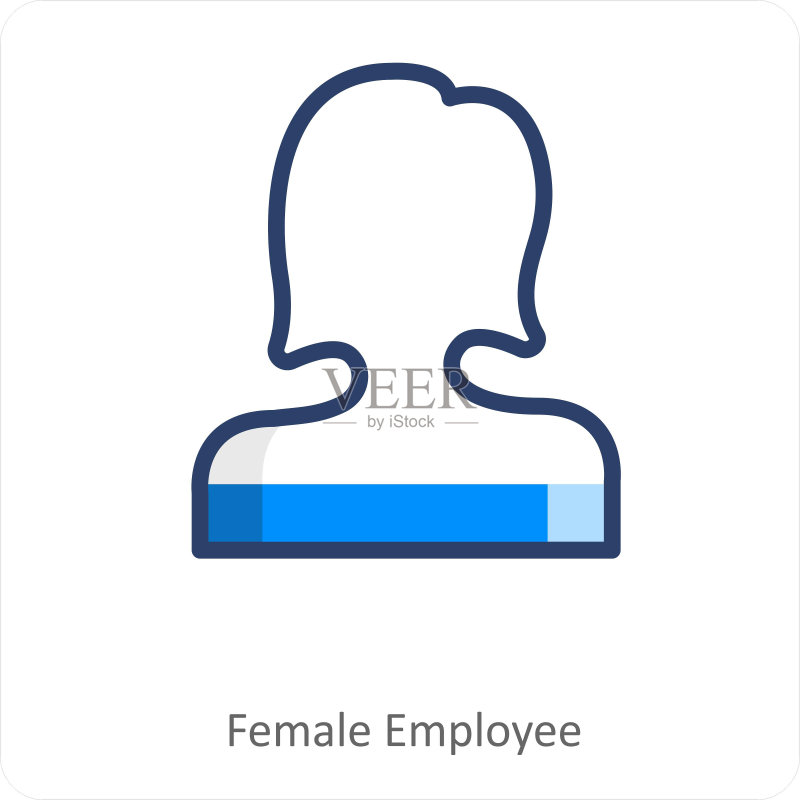 女员工图标素材