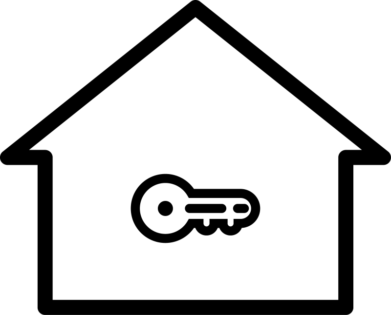 房屋钥匙标志符号图标图标素材