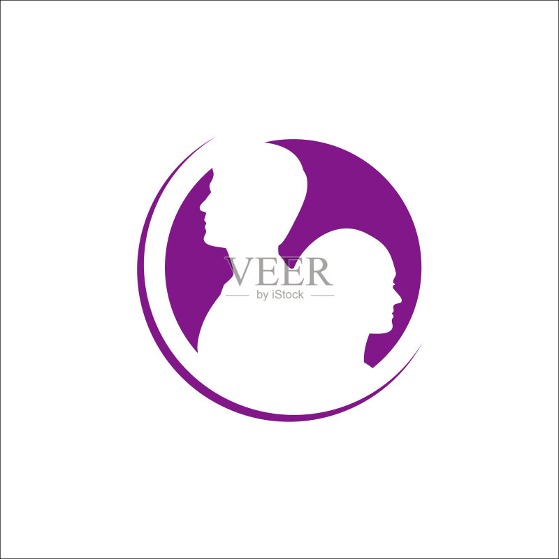 热恋情侣Logo设计,幸福情侣图标图标素材