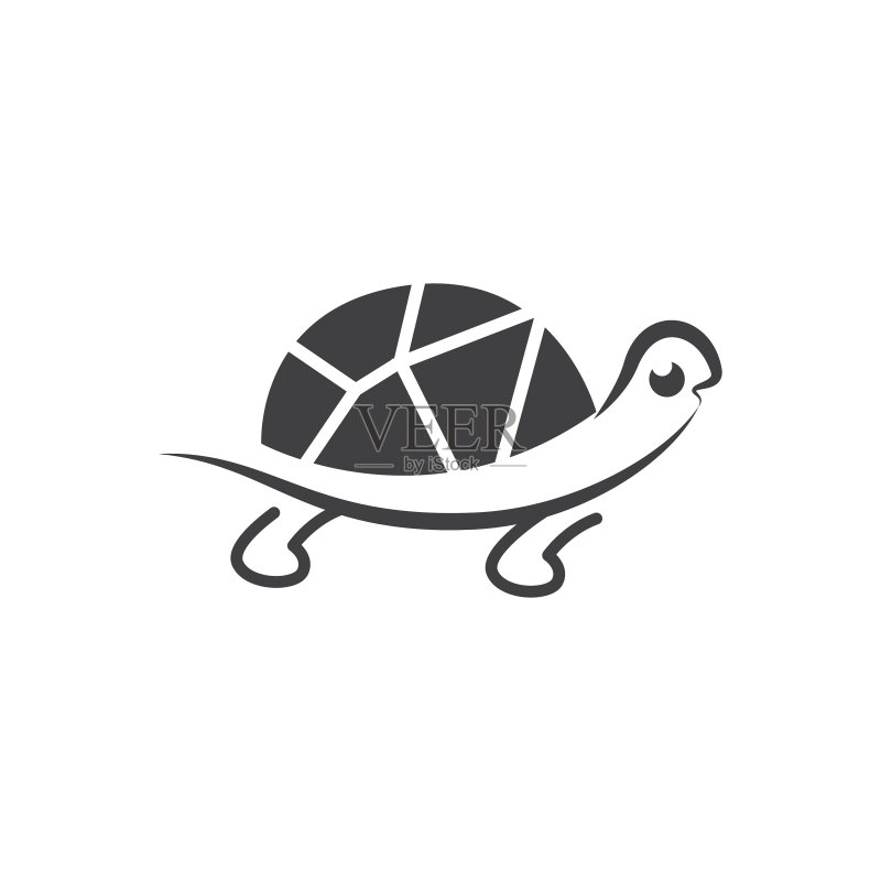 卡通海龟动物图标图标素材