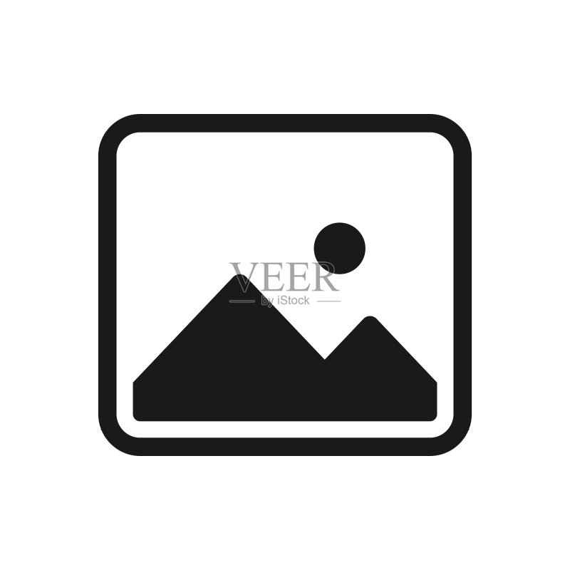 风景图片图标,图库或图像矢量素材图标素材