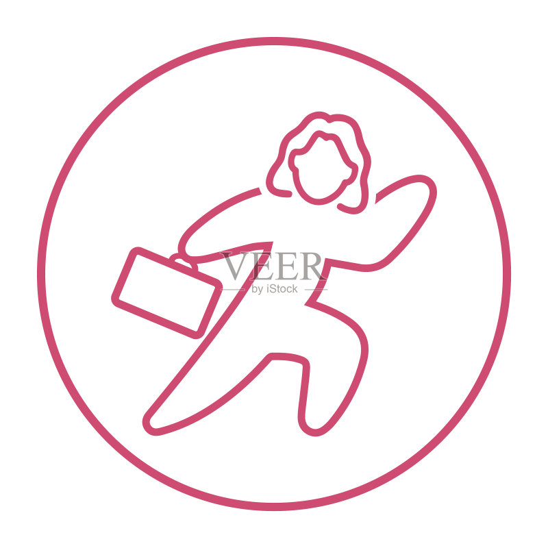 商务女性图标图标素材