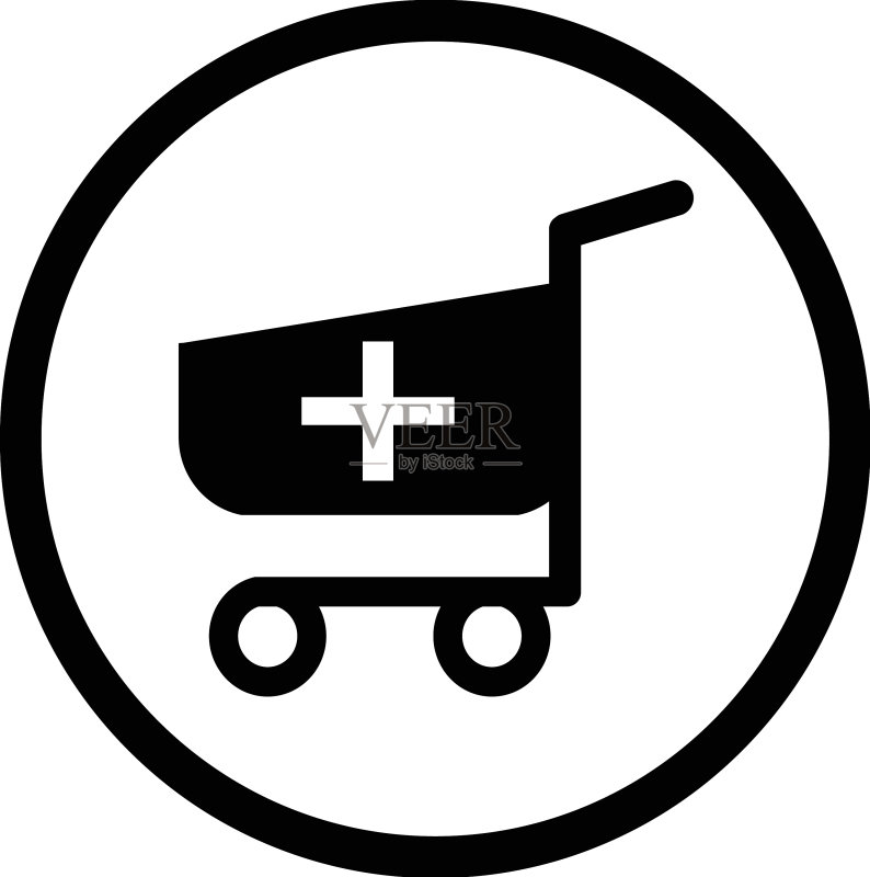 购物车手推车图标标志图标素材