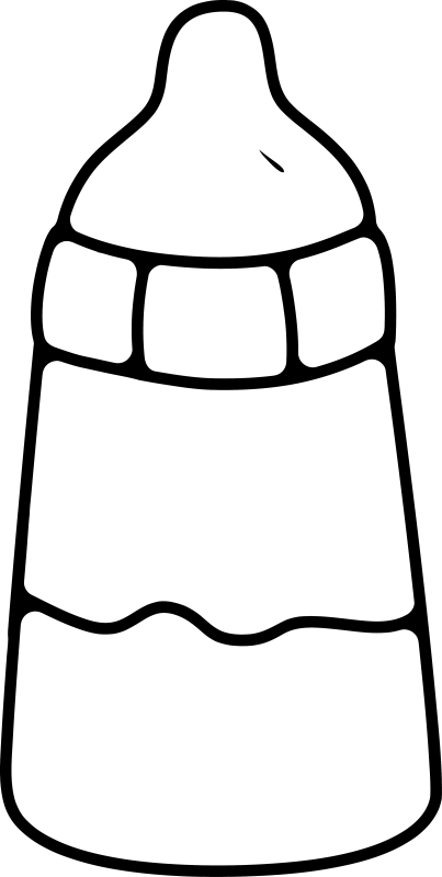 奶瓶细线图标图标素材