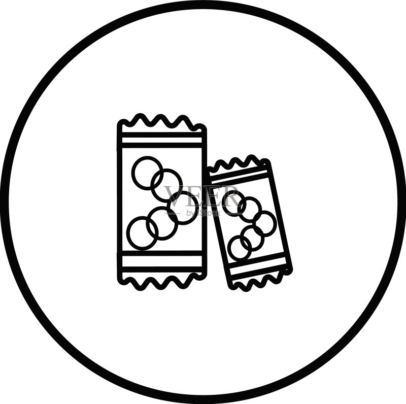 有机食品菜单图标素材