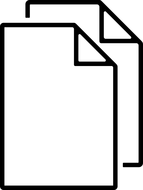 文档图标,文件副本复制符号图标素材
