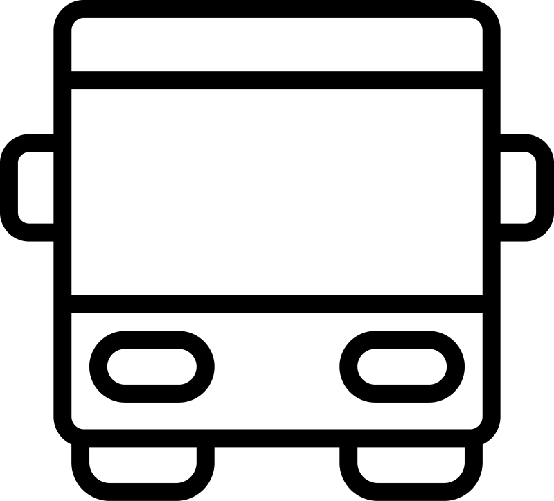 公交车交通图标图标素材