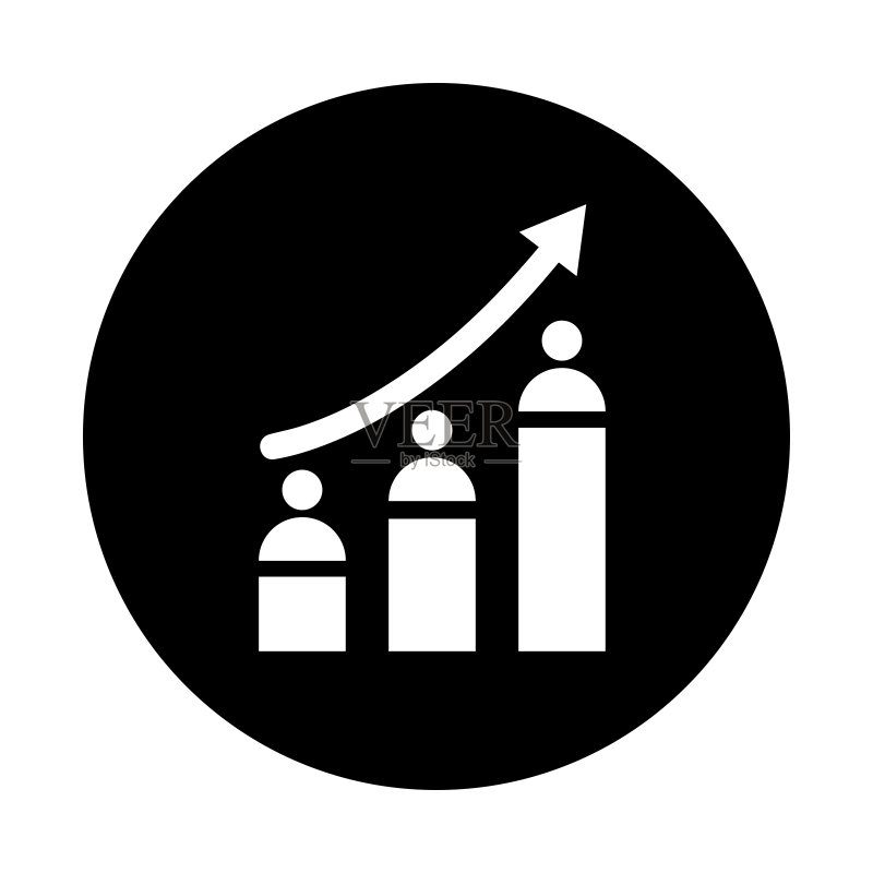 能力、效率、技能图标。黑色矢量图形图标素材