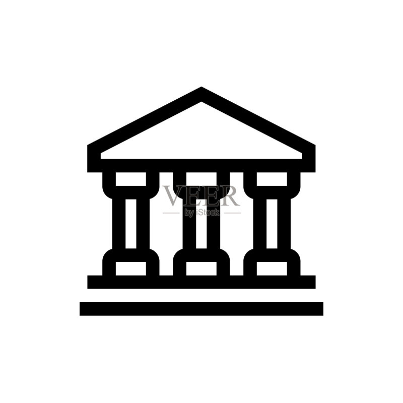 银行金融业务线条图标图标素材