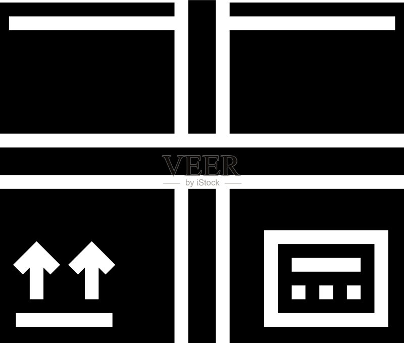 包裹盒子标志图标图标素材