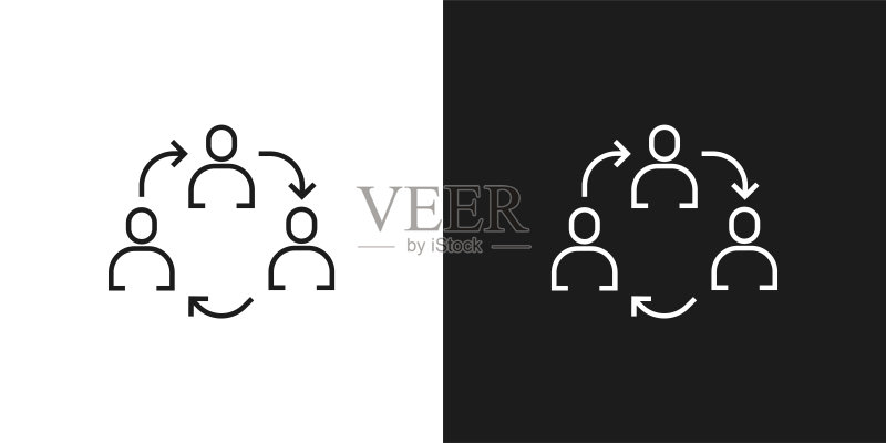 个人改变交换图标图标素材