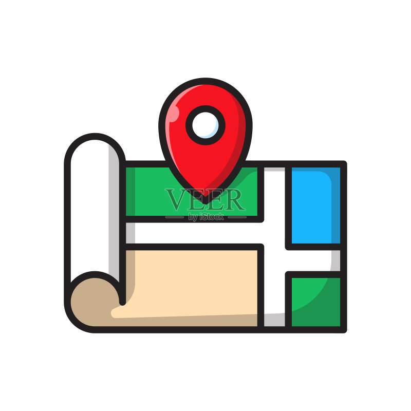 地图图钉图标图标素材