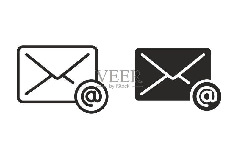 邮件符号图标。适用于网站、营销材料、设计、Logo、App、模板、UI、界面、布局等图标素材