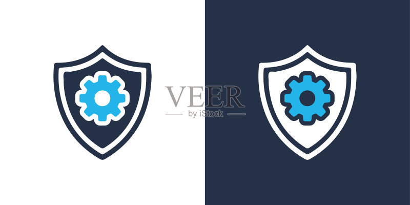 安全控制图标,实心矢量图,适用于网站设计、logo、App、模板、UI等图标素材