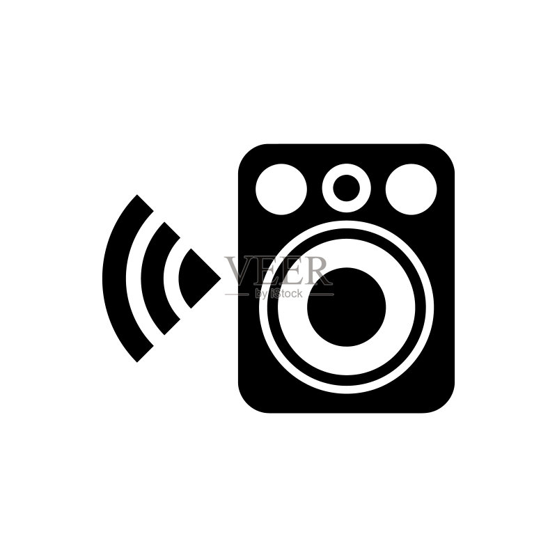 扬声器图标图标素材