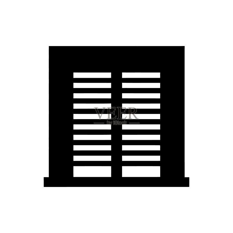 百叶窗图标图标素材