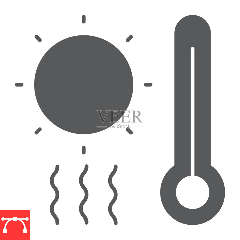 炎热天气标志符号图标图标素材