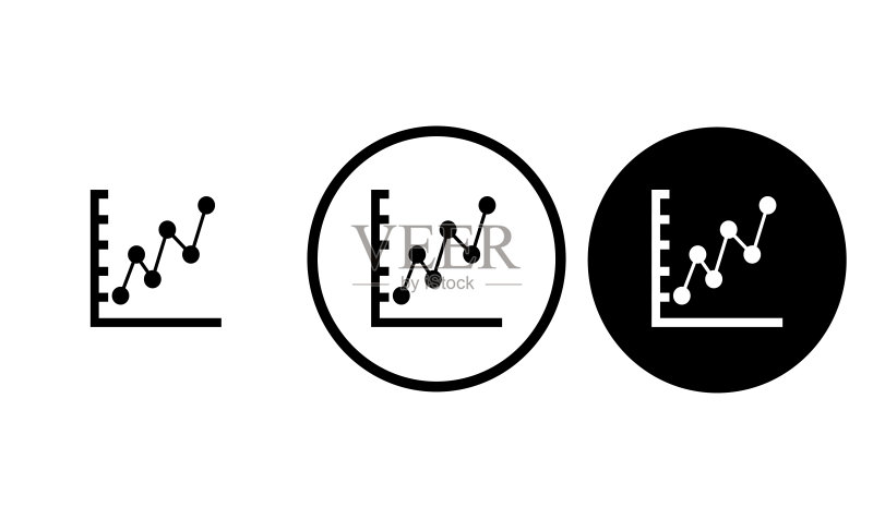 图表线条图标图标素材