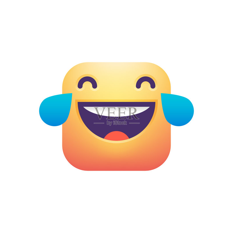 表情符号立方体形状设计图标素材