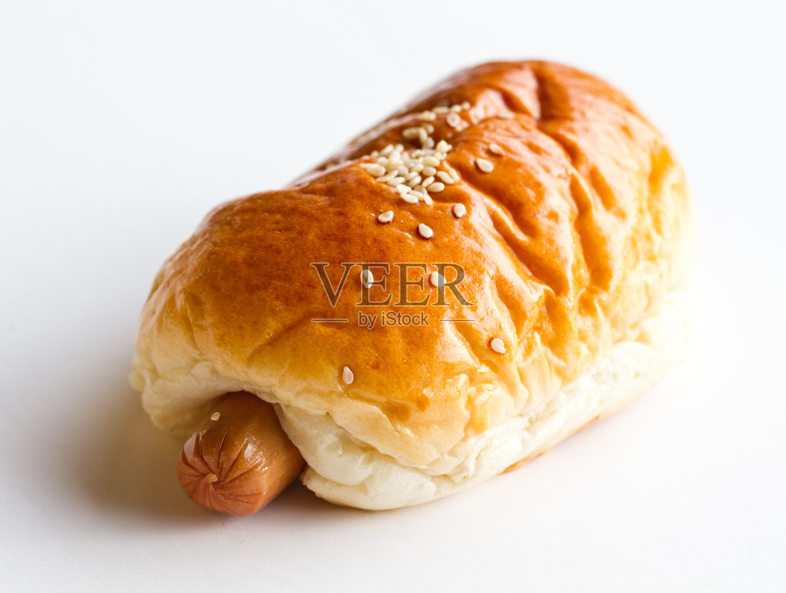 香肠包子照片摄影图片