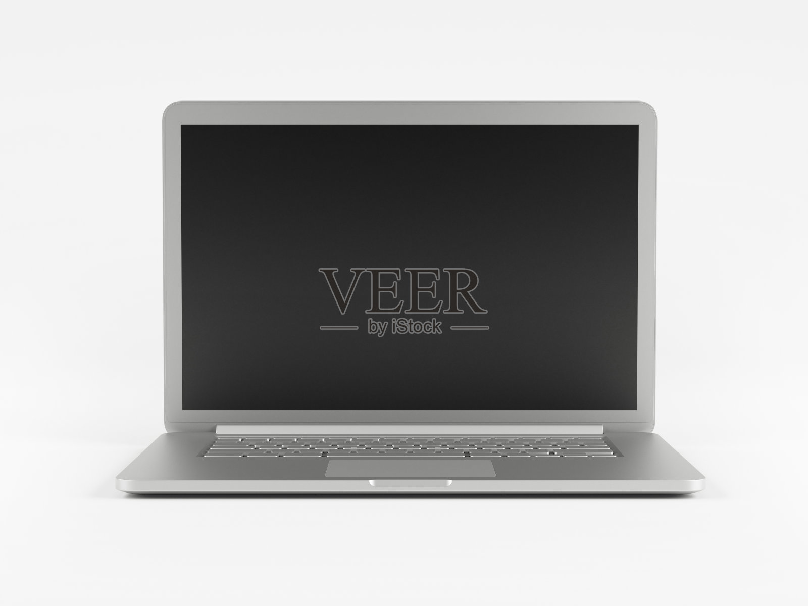 与剪切路径隔离的笔记本电脑照片摄影图片