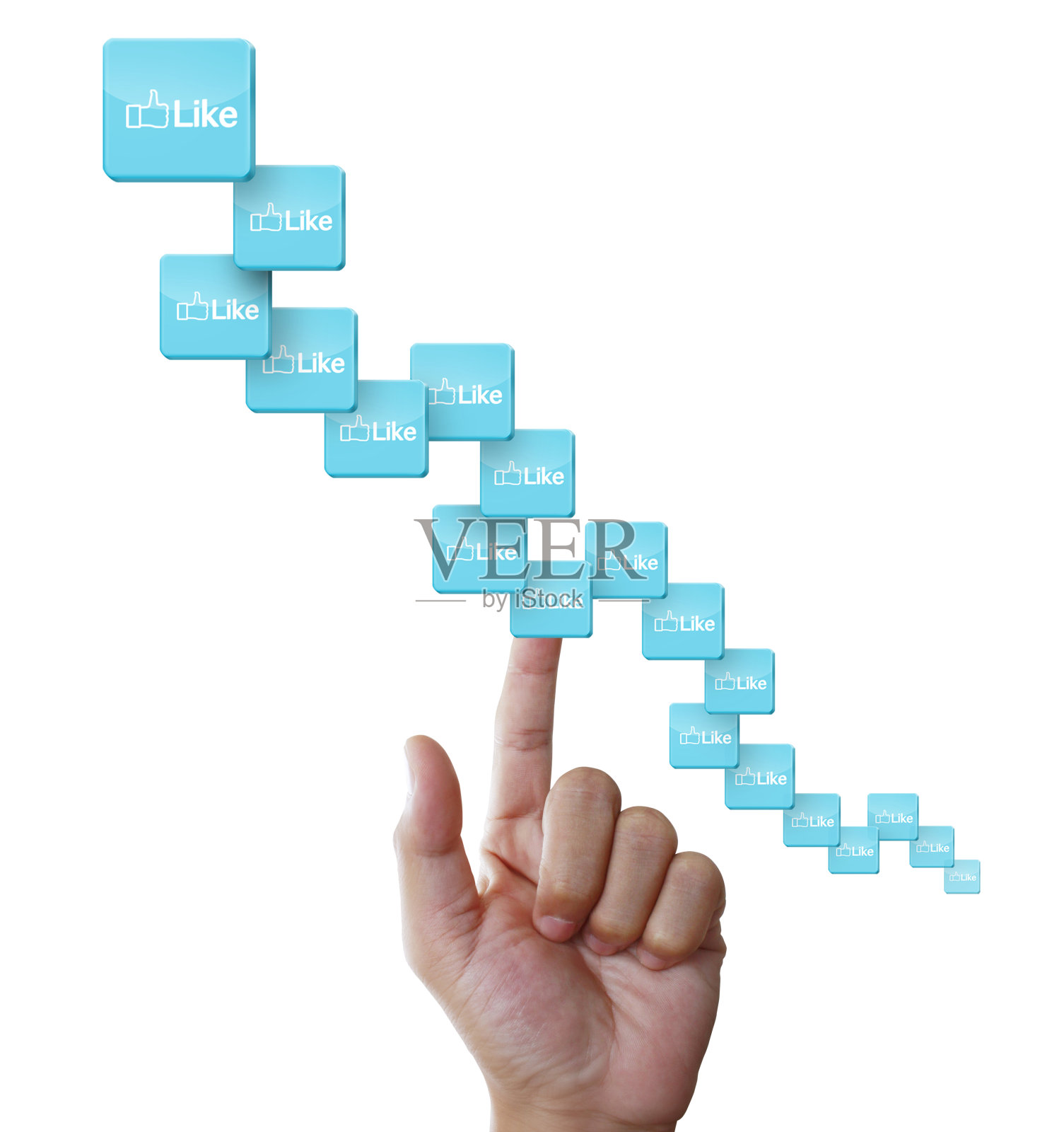 社会网络结构照片摄影图片