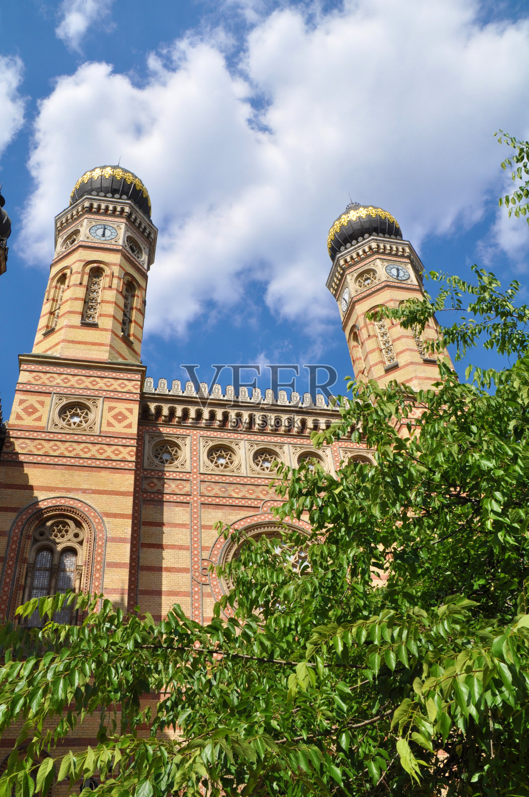 匈牙利布达佩斯的犹太会堂照片摄影图片