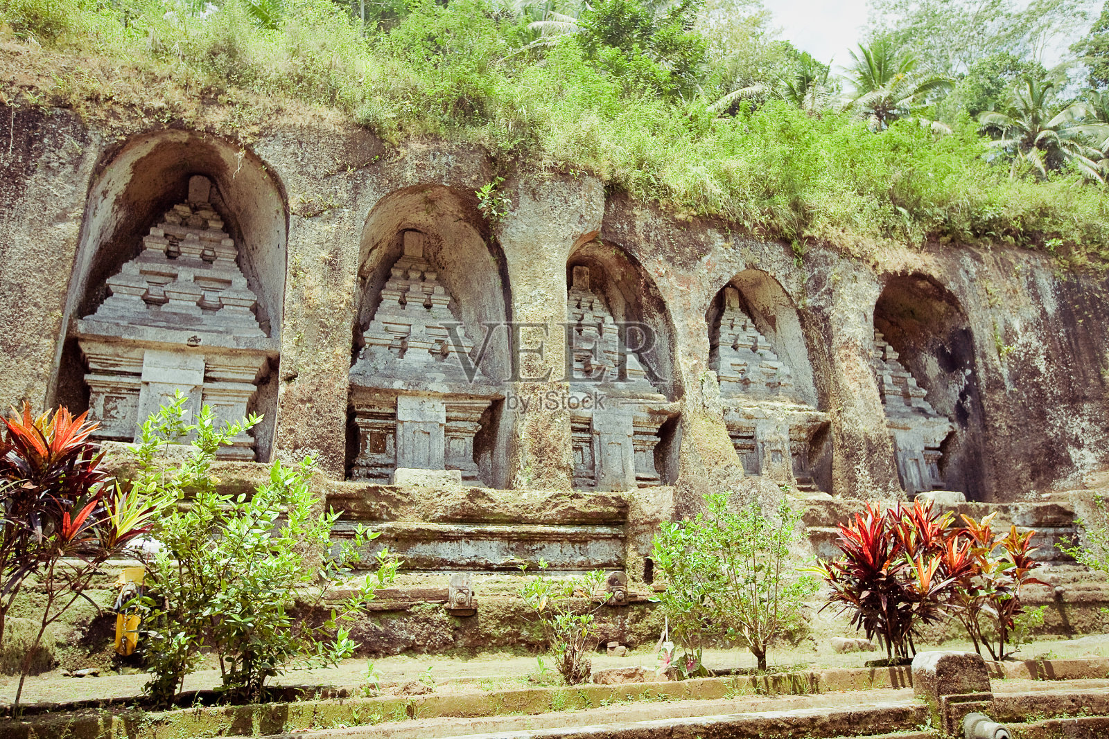 巴厘岛的kawi寺照片摄影图片