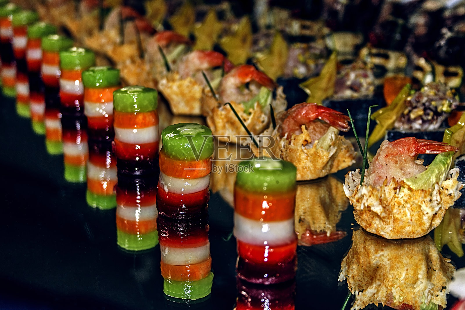 安排的食物照片摄影图片