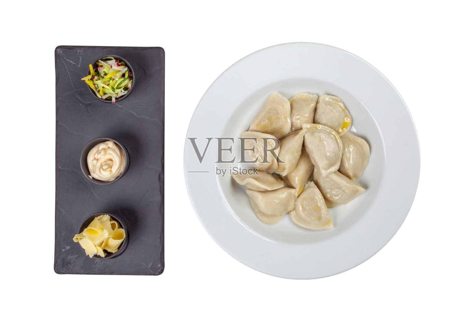 肉馅饺子-俄罗斯水饺照片摄影图片