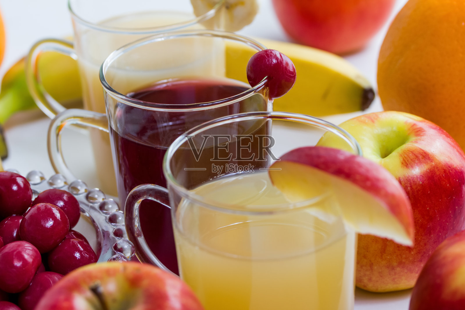 混合新鲜冷果汁照片摄影图片