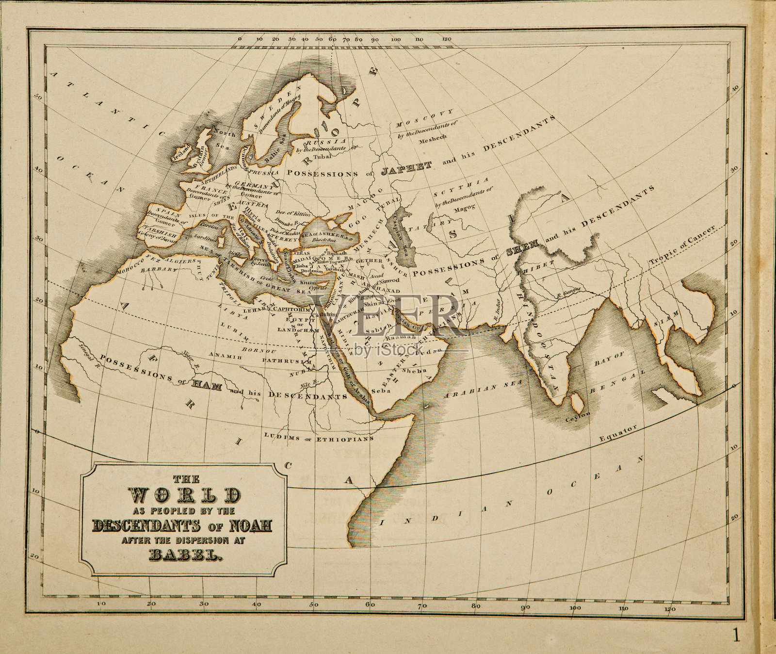 古老的世界地图照片摄影图片