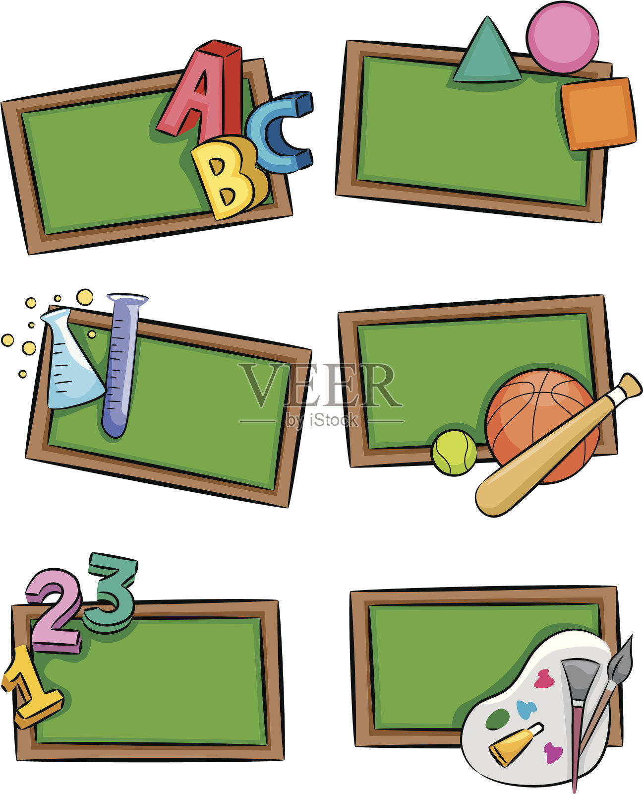 教育黑板插画图片素材