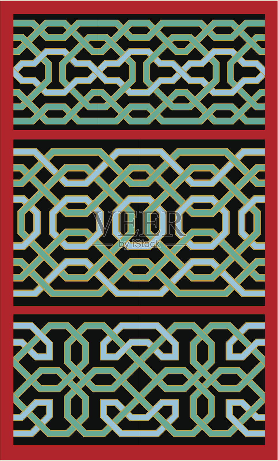 阿里哈无缝模式集插画图片素材