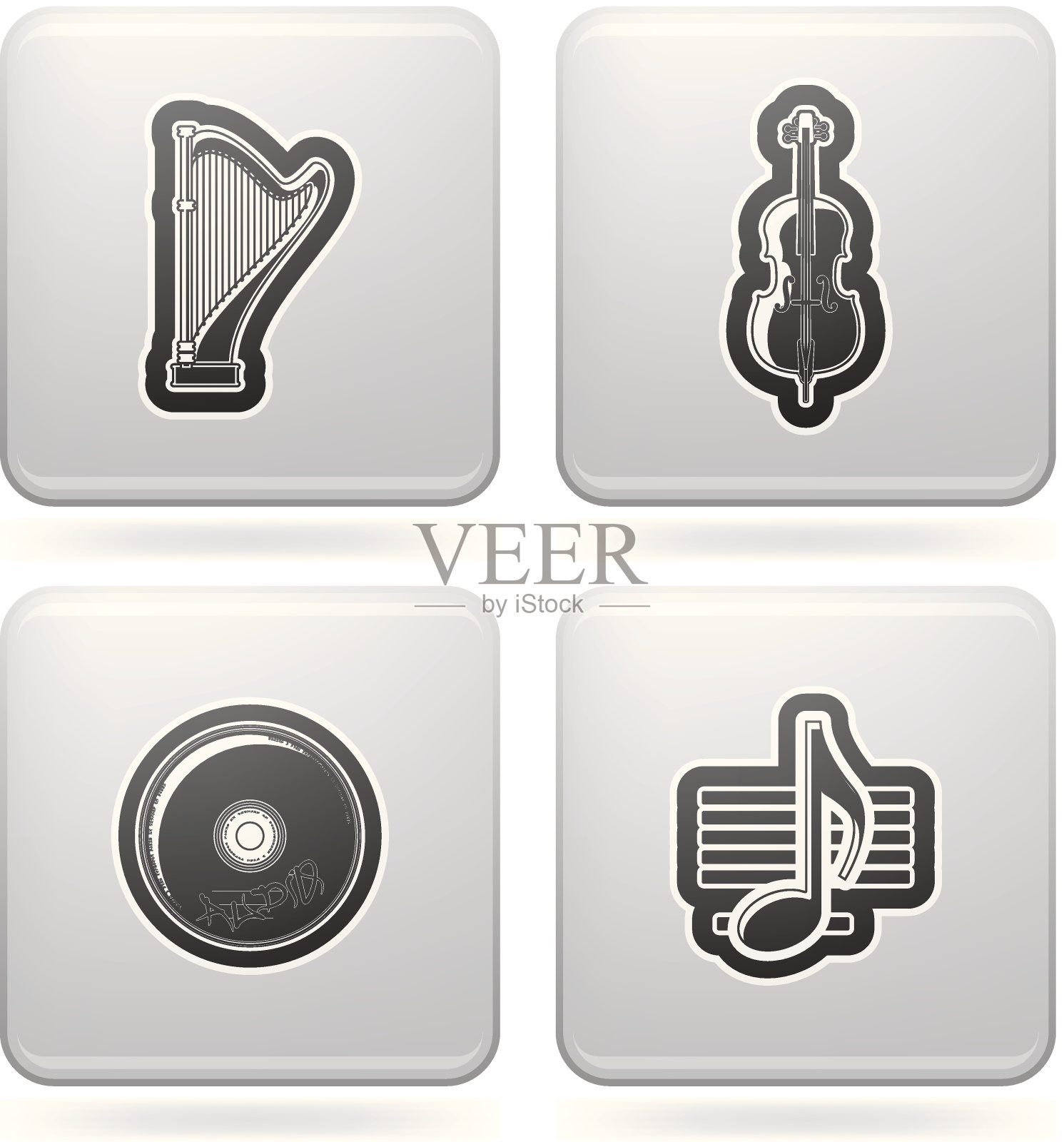 音乐图标图标素材