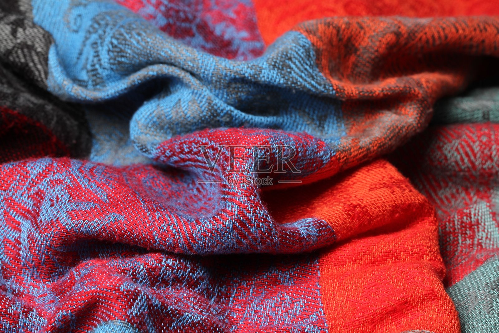 印度纱丽织物照片摄影图片