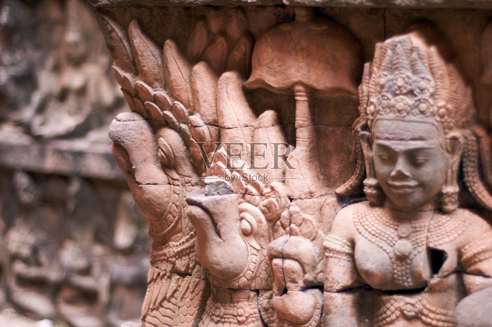 古老的石雕照片摄影图片