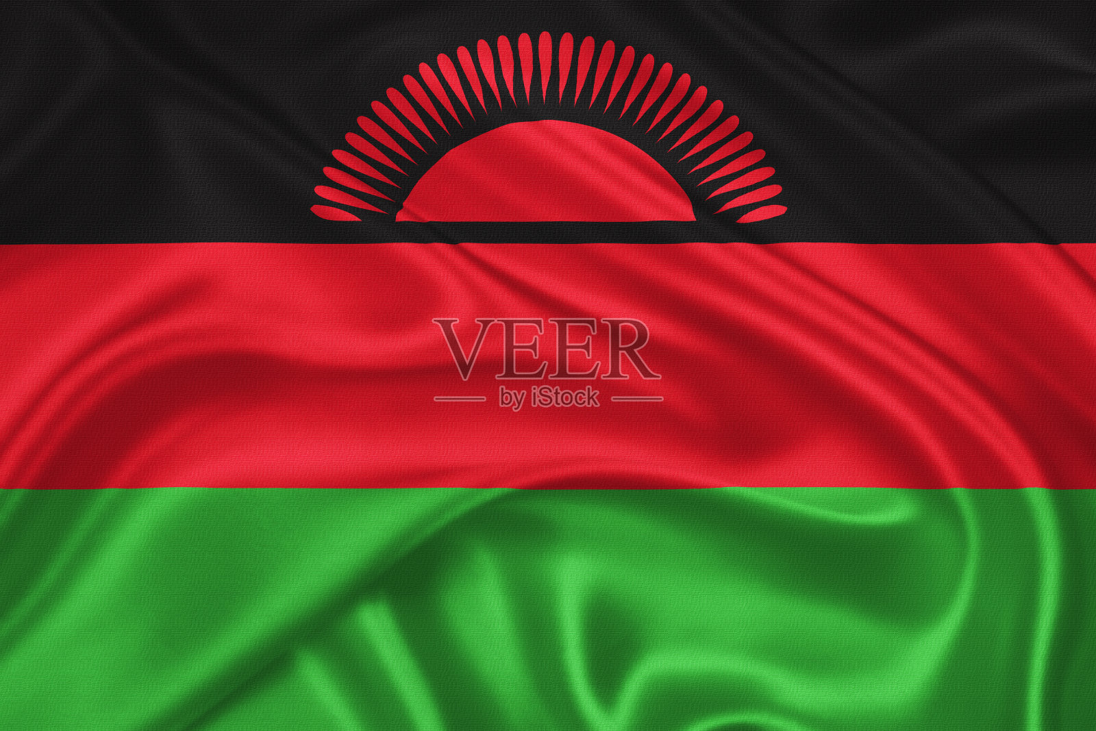 马拉维的旗帜照片摄影图片