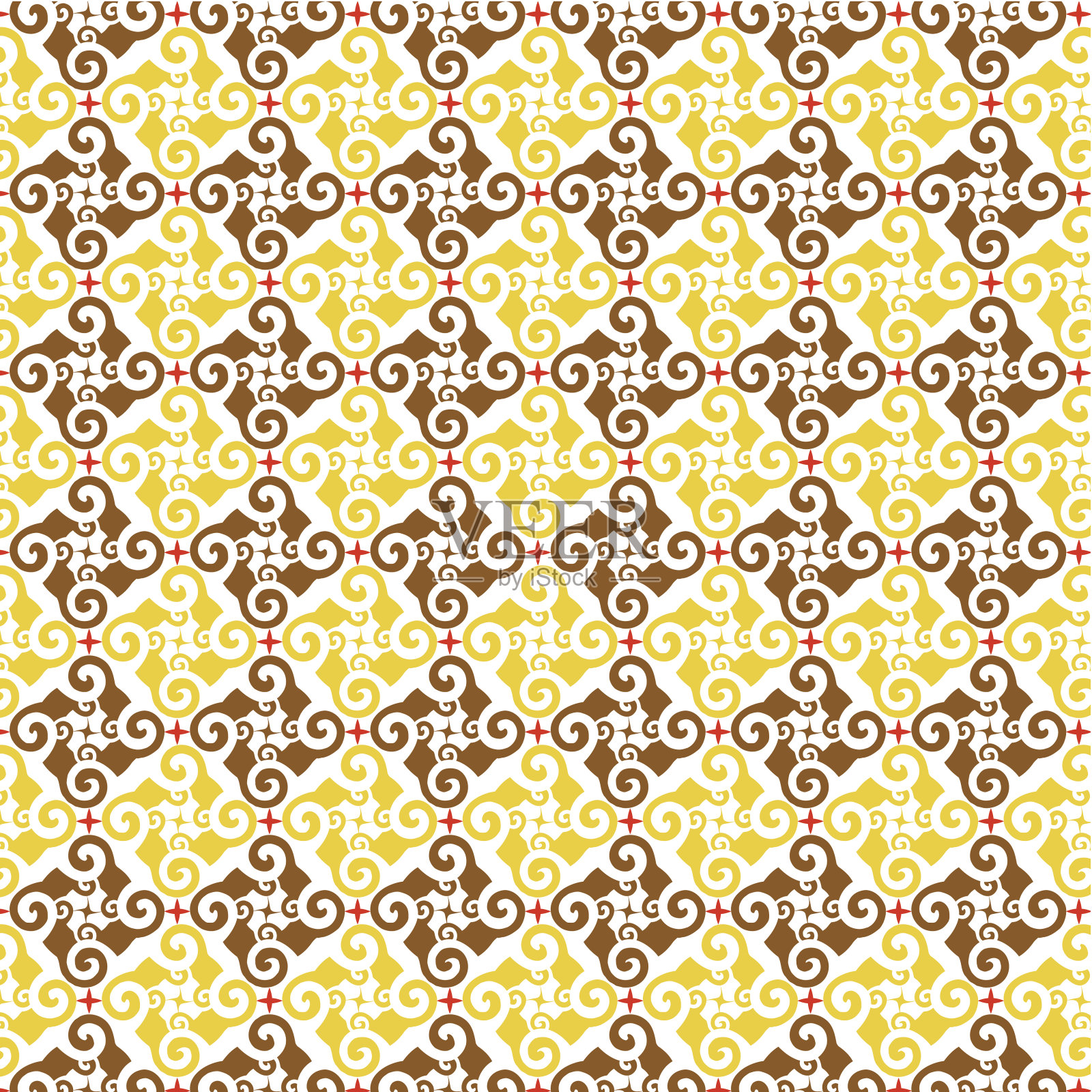 中国优雅的模式。插画图片素材