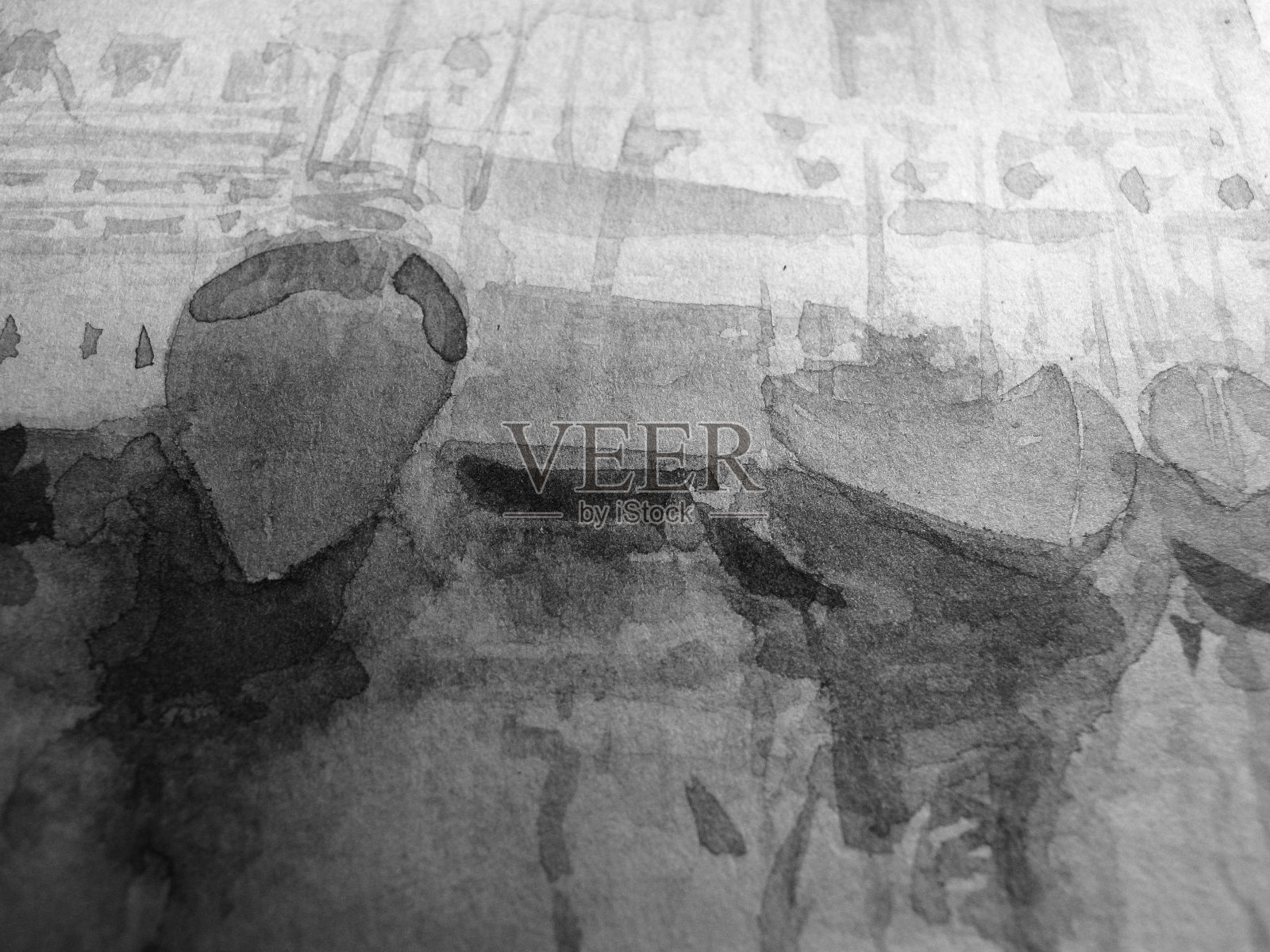 水彩自然画插画图片素材